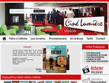 Tablet Screenshot of cinelumiere-vierzon.info